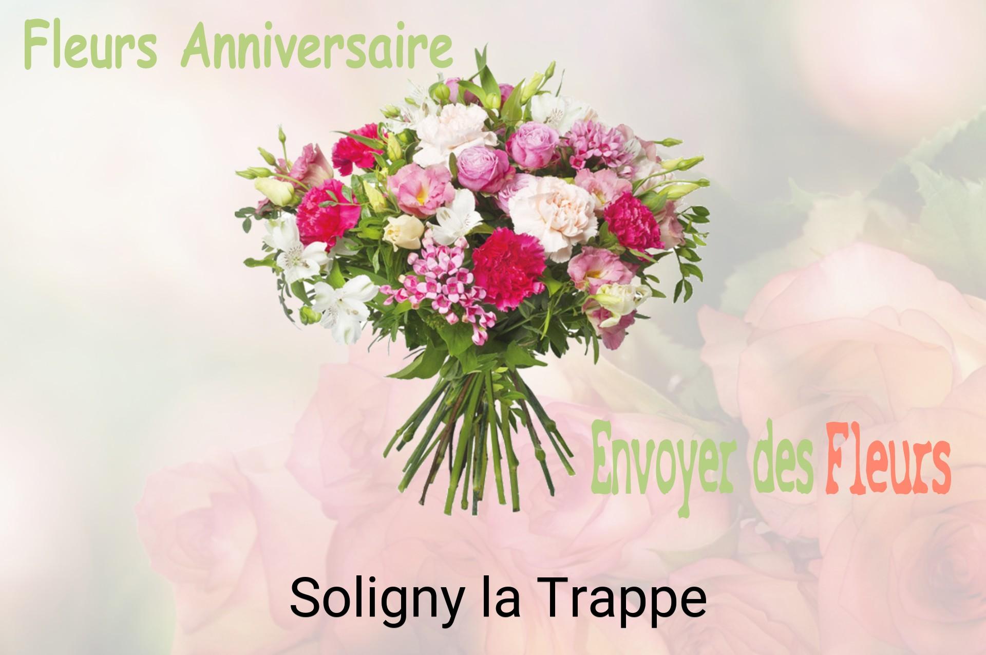 Bouquet de fleurs d’anniversaire livré à Soligny-la-Trappe